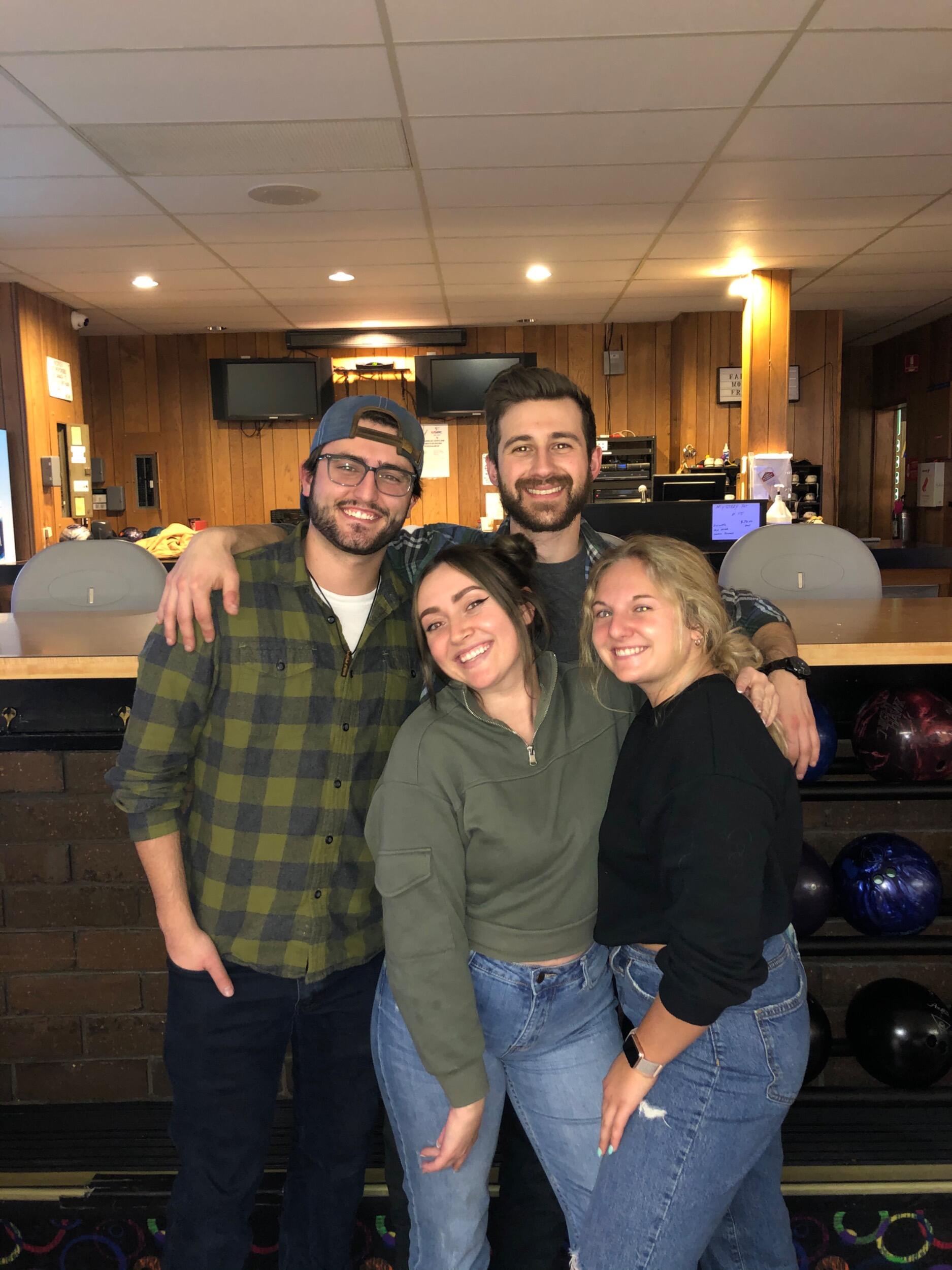 Bowling with Brett and Gabs