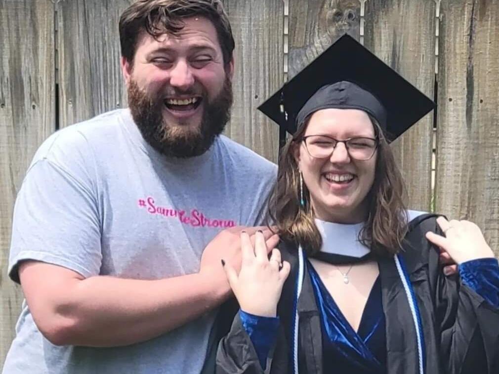 Sam graduates!