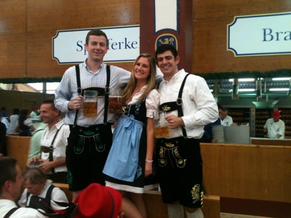 Became best friends studying and traveling abroad together for a semester. This is our first trip to Munich for Octoberfest. 