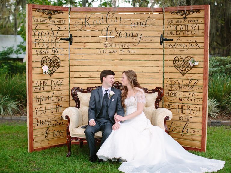 Custom Wedding Car Photo Booth Frame, Wedding Photo Booth Props, Party  Photo Props, Wedding Photo Backdrop, Sage Wedding Decorations, Selfie 