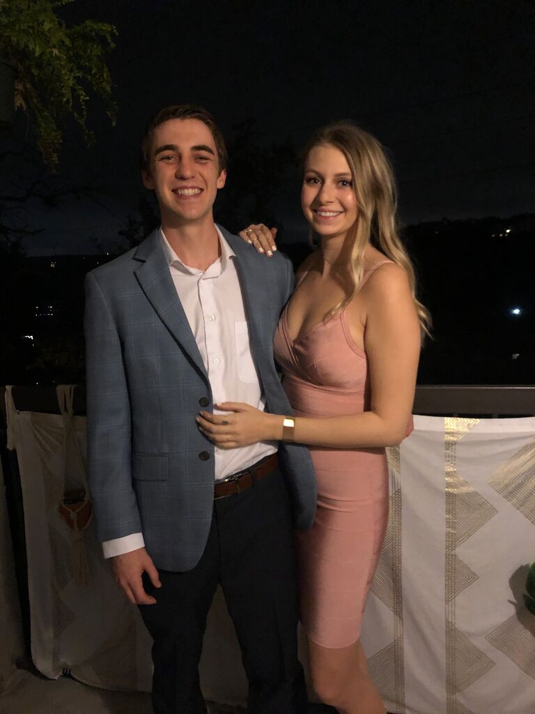 We moved in together for the first time in Austin, Texas.