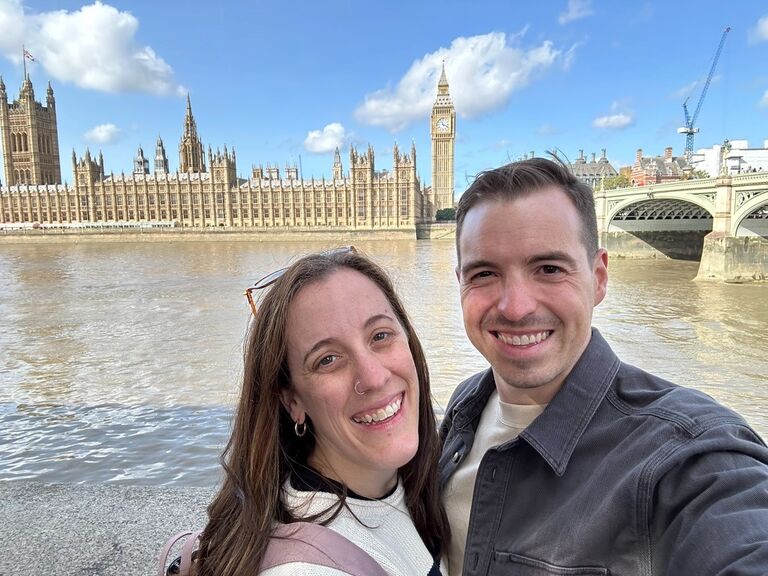 Took the relationship international to London and visited the House of Parliament because nothing says romance like visiting a gov't building!