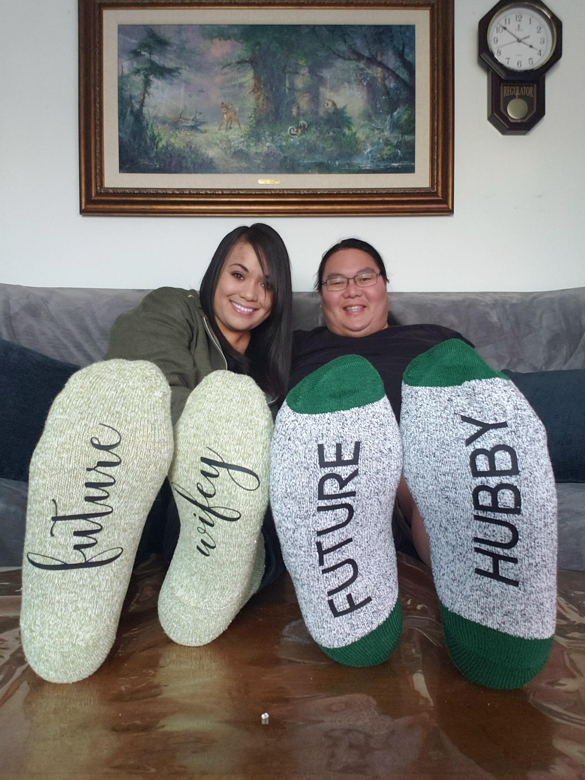 The couple took a year to enjoy being engaged before thinking about wedding planning.