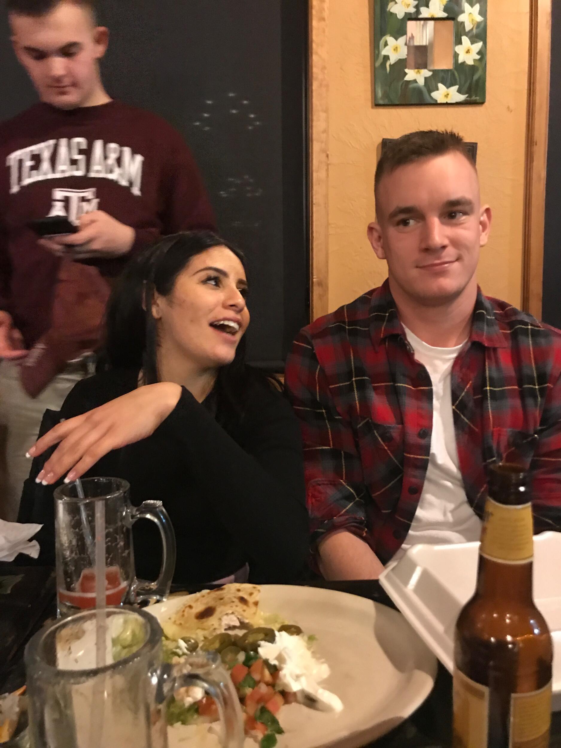 Wyatt bought Gabby her first margarita on her 21st birthday. 