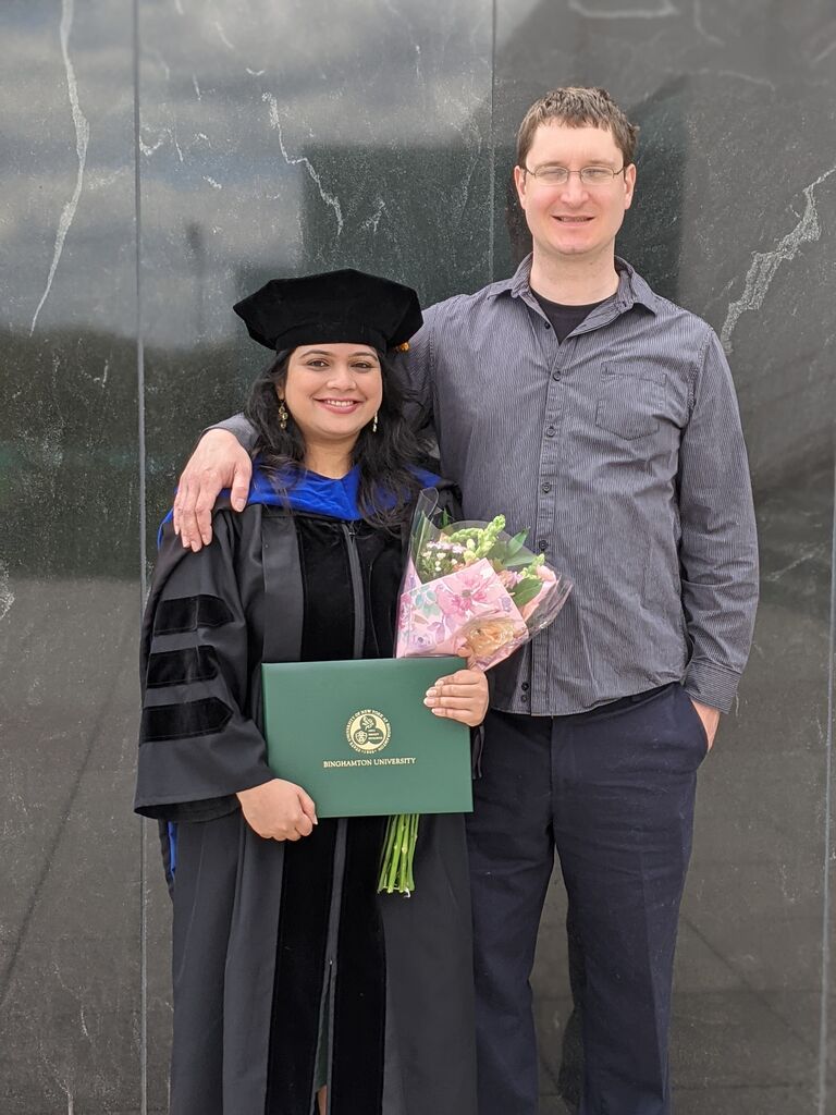Seven-year journey wrapped up @ Binghamton University, NY.