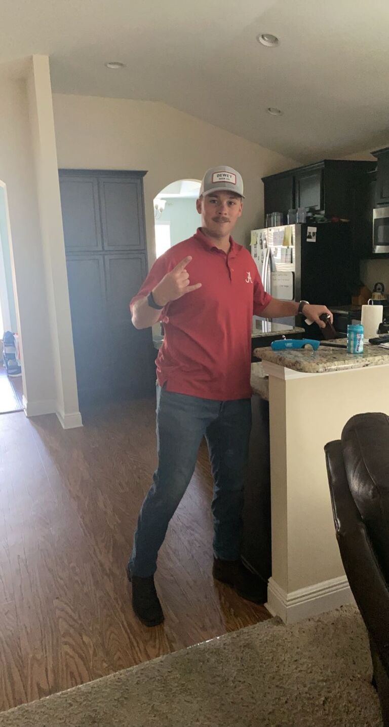 Mindy converts Connor into an Alabama football fan. (It wasn't hard to do)