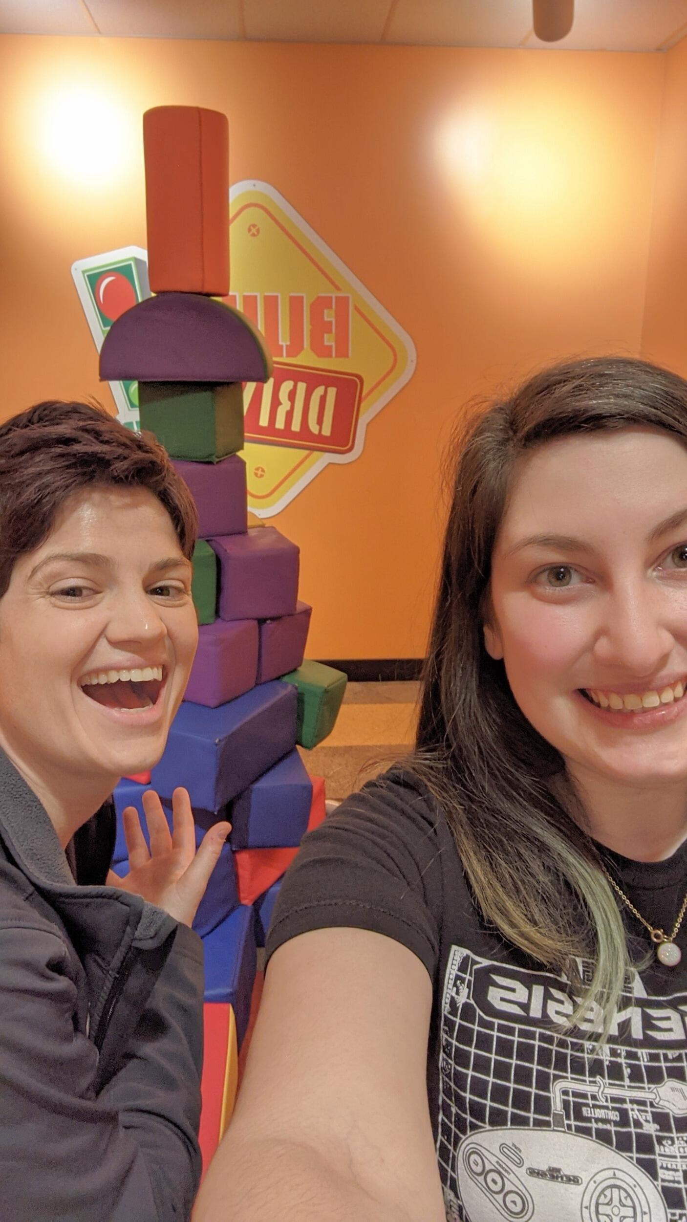 Adult children at the Strong Museum