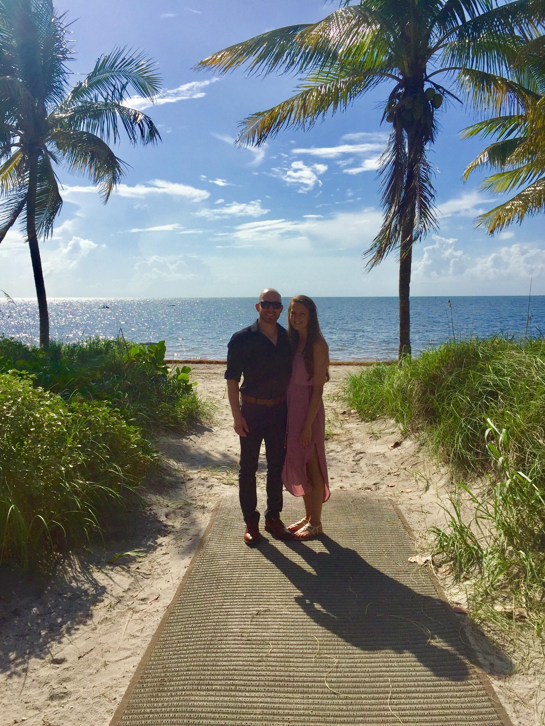 First plane trip together - Cassie and Matt's Wedding