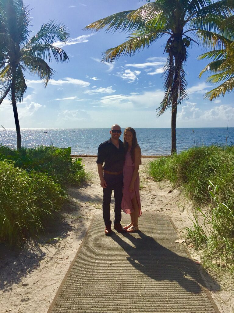 First plane trip together - Cassie and Matt's Wedding