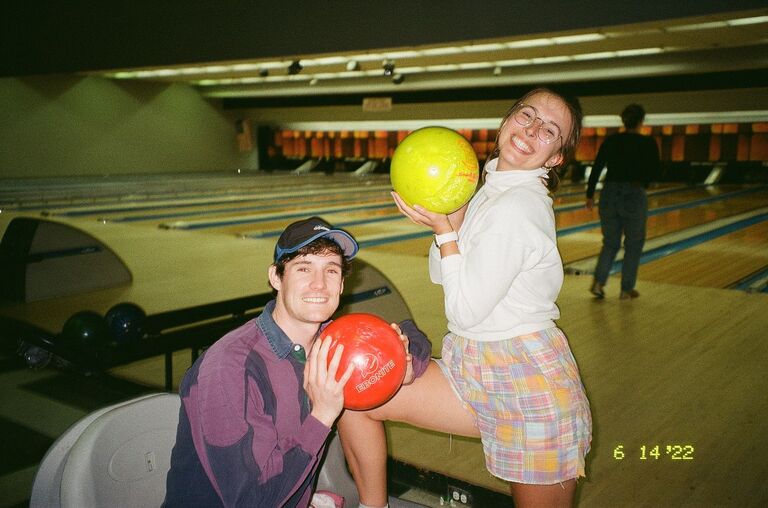 Bowling is a pretty common occurrence in our household. 