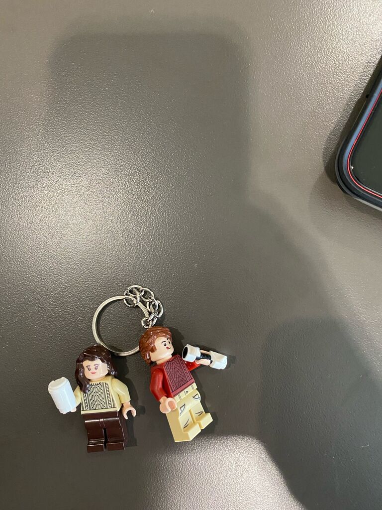 Lego figurines we made for each other.