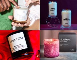Romantic candle gifts for partner or couples
