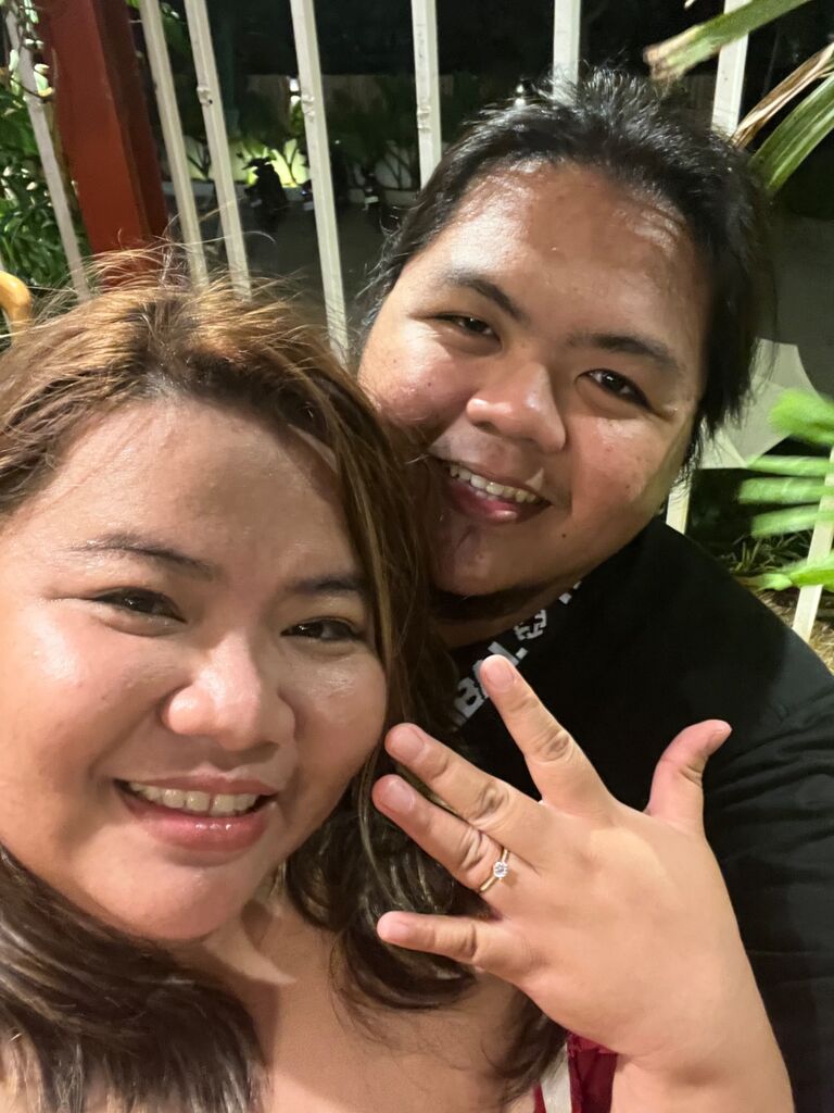 We got engaged at The Mist, Bohol.