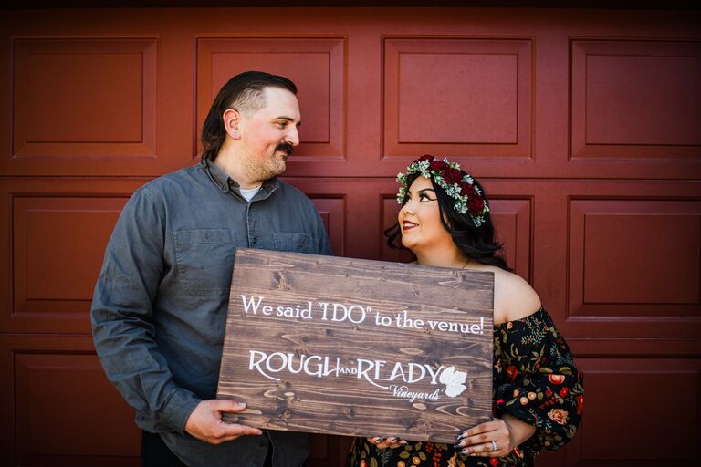 We are finally saying, "I do". We found our dream wedding venue at Rough and Ready Vineyards (Hehe). 