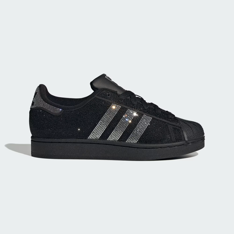 Adidas black bridal sneakers