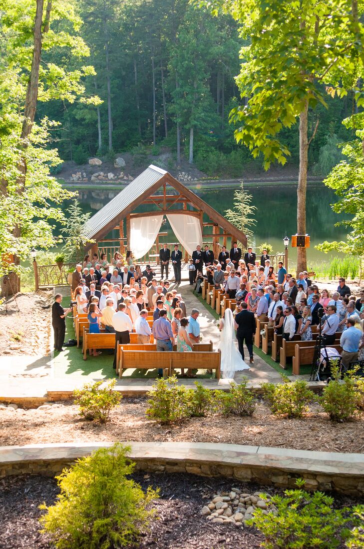 Waterfront Natural Outdoor Wedding Ceremony