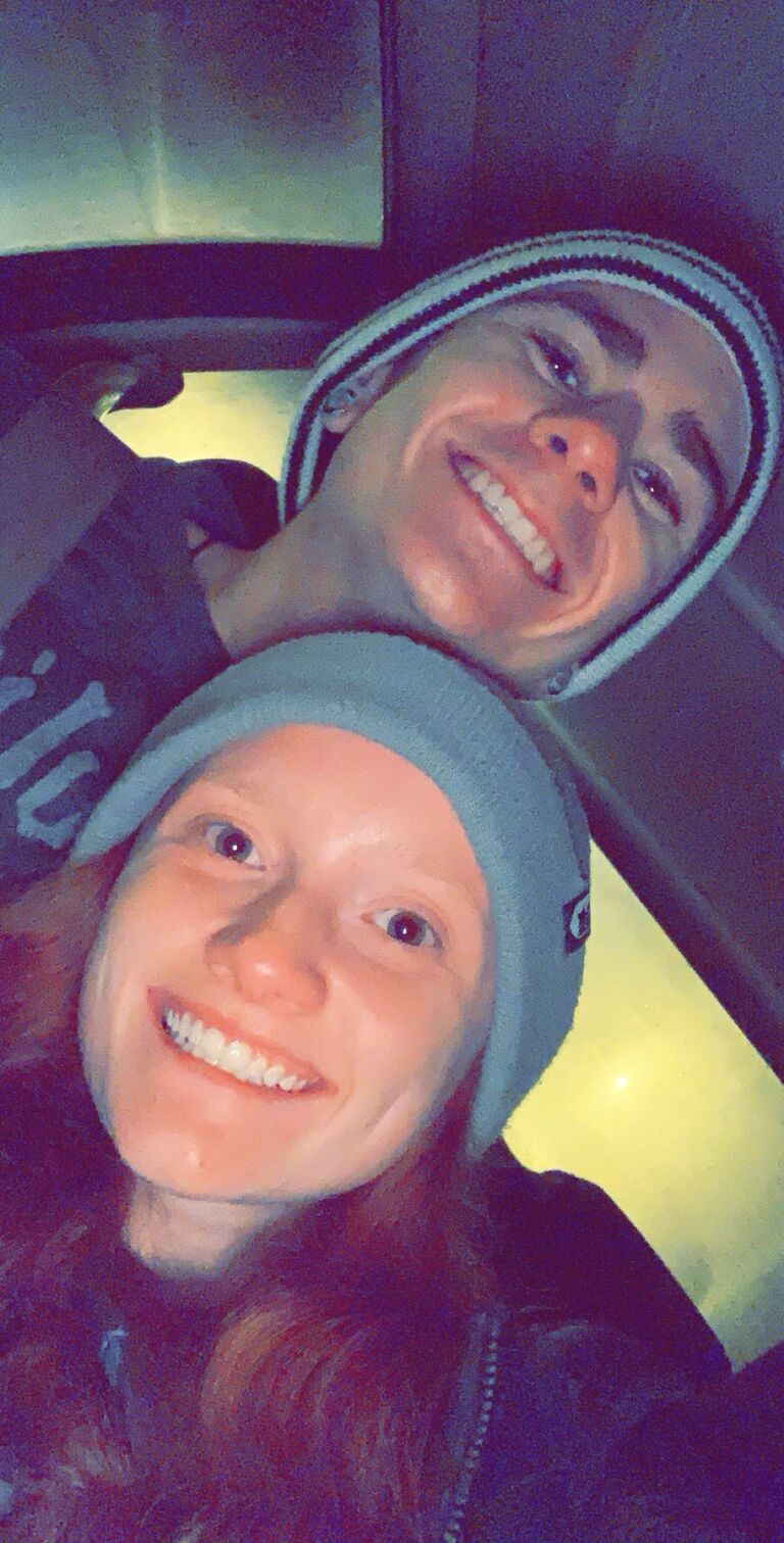 Levi's first time at Woods of Terror! 