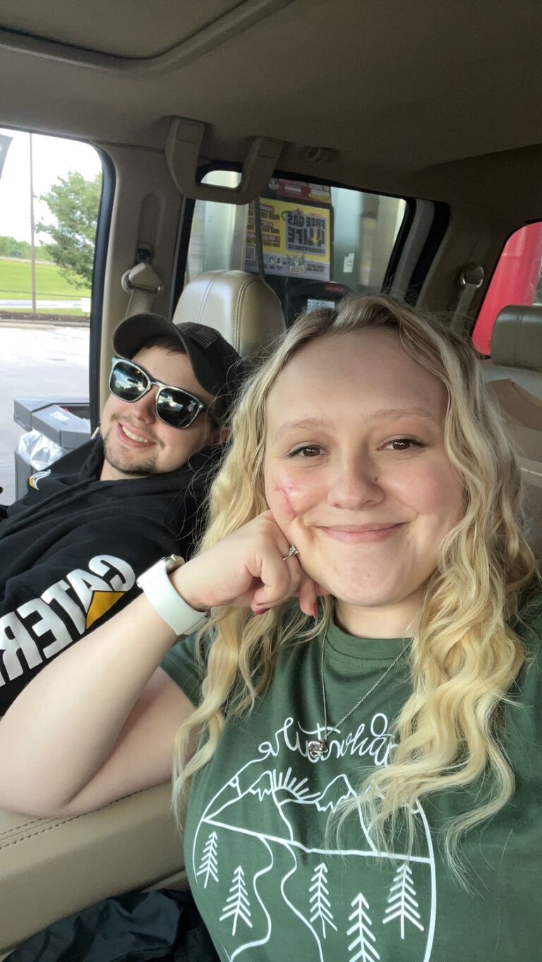 Post-dog-bite incident. Forever my best friend and #1 supporter.