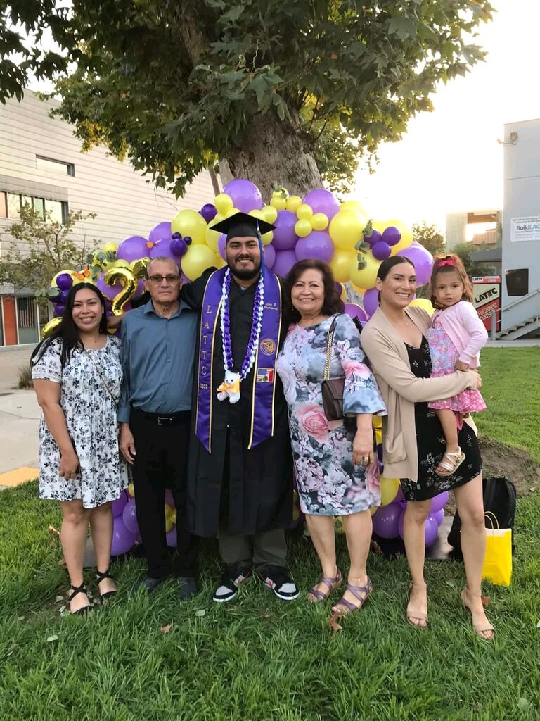 Luis's graduation from LATTC