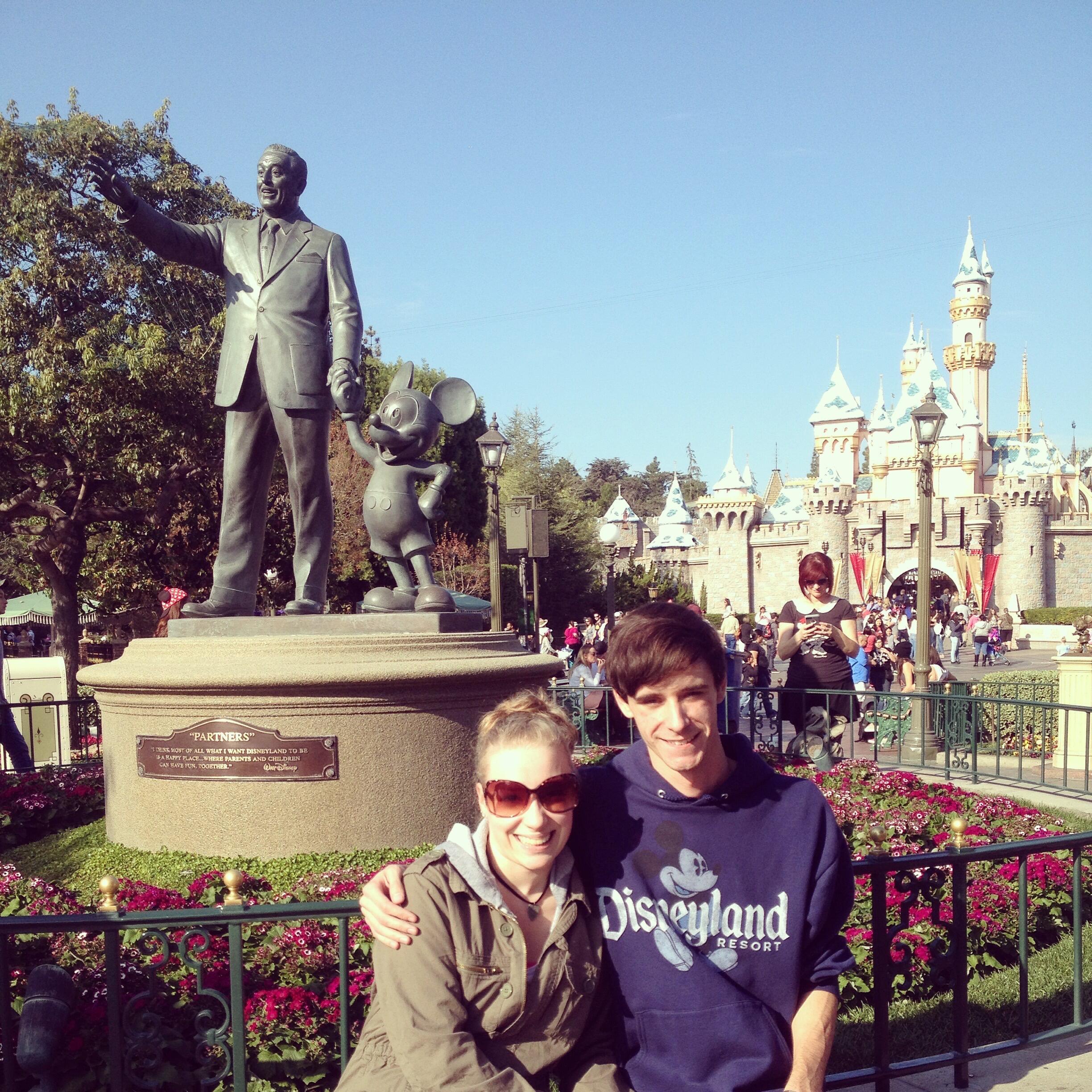 I came back to California to go back to work for another 8 months. This was our first date back in the parks after 5 months.