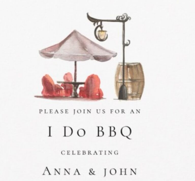 Rehearsal Dinner: 6:30pm