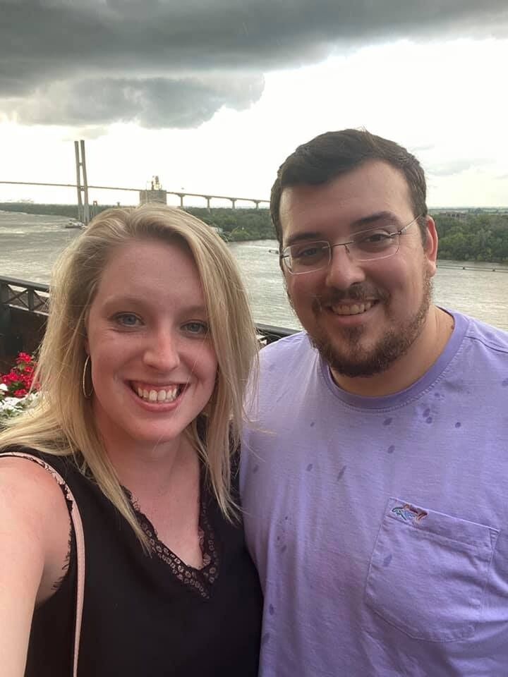 This picture was taken on our first trip to Savannah. Savannah has become a super special city for us. We could go back 100 times and still find new things to explore. 

This was also our first trip together, and made us realize our love for traveling with each other. 