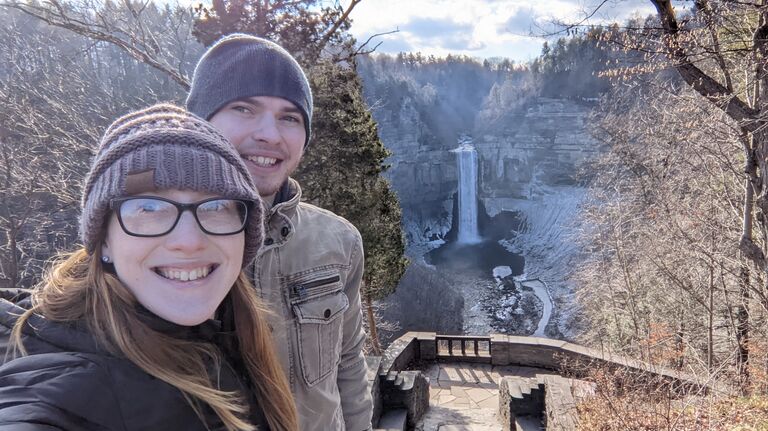 Spontaneous trip in NY, stumbled across Tauhanock Falls, also went to Ithaca, NY, and Corning NY. We stayed in our first Air BnB that overlooked Ithaca Falls.