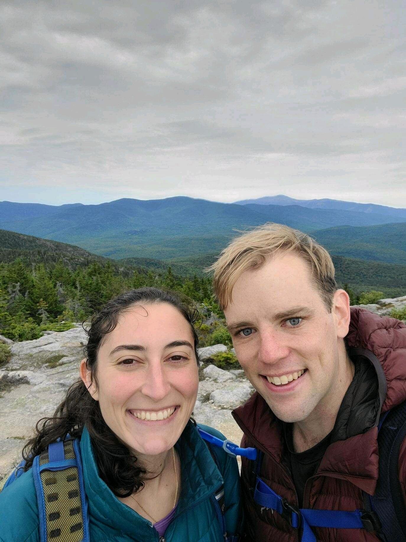 Our first hike together in NH