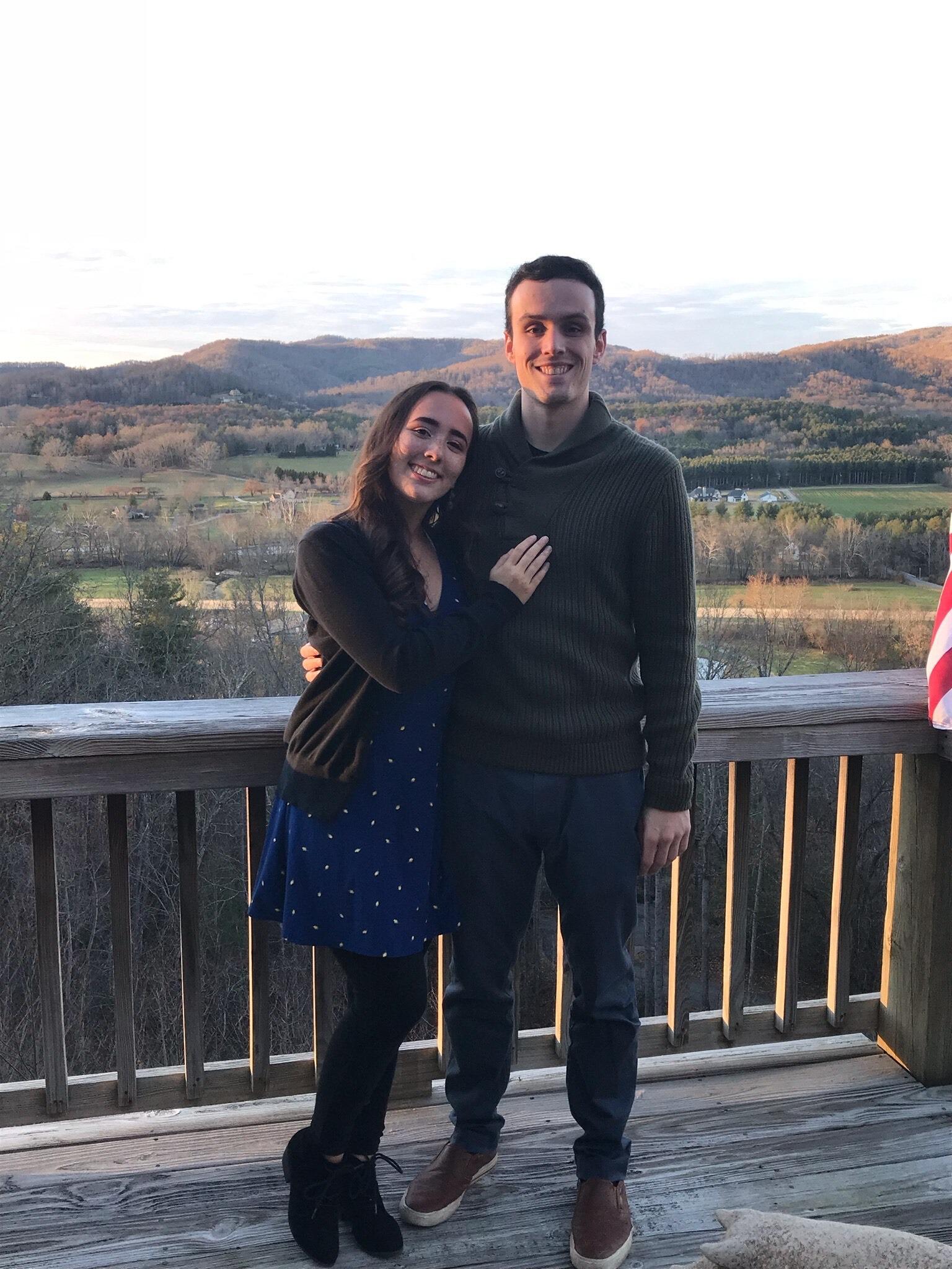 Their first trip together was to Asheville, NC!