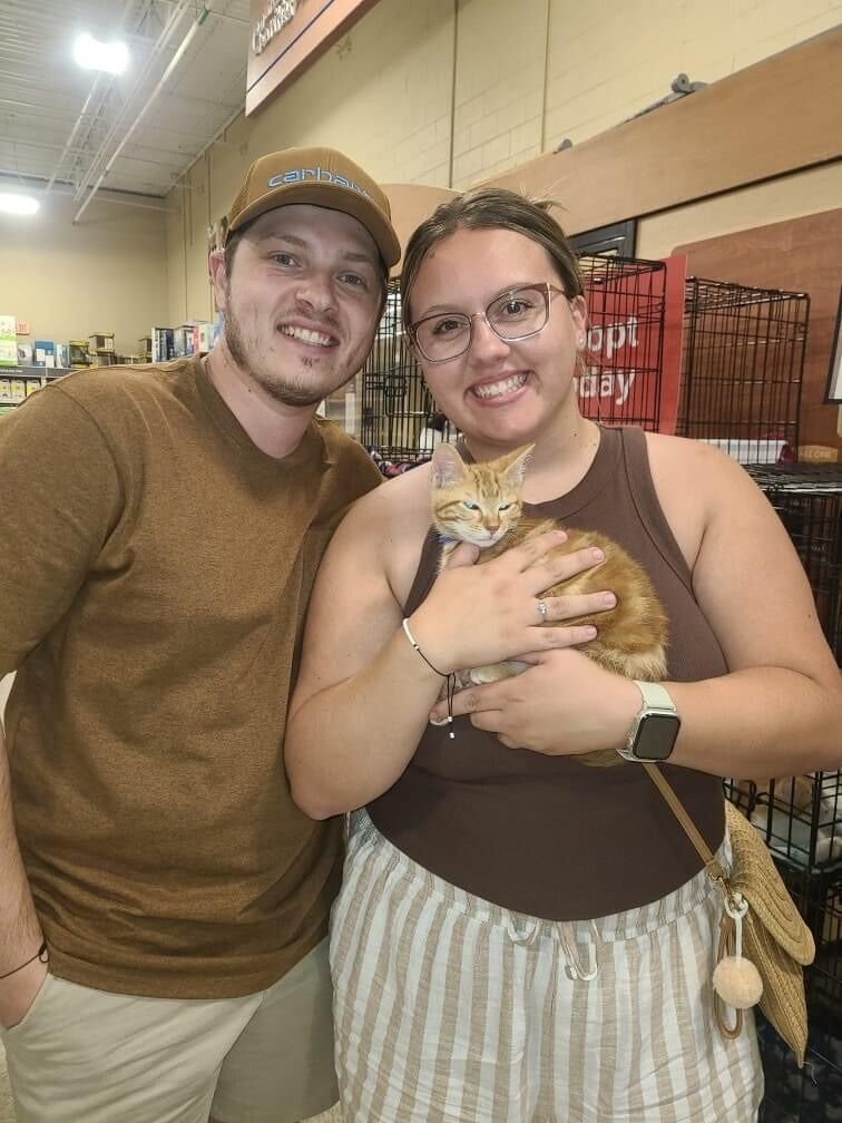 The day we adopted Linus!