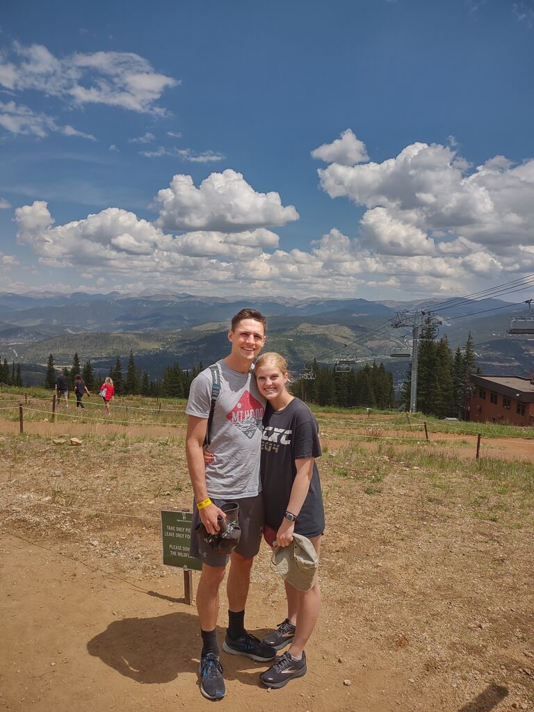 During the summer after our sophomore year, we bounced around between military trainings and time together.