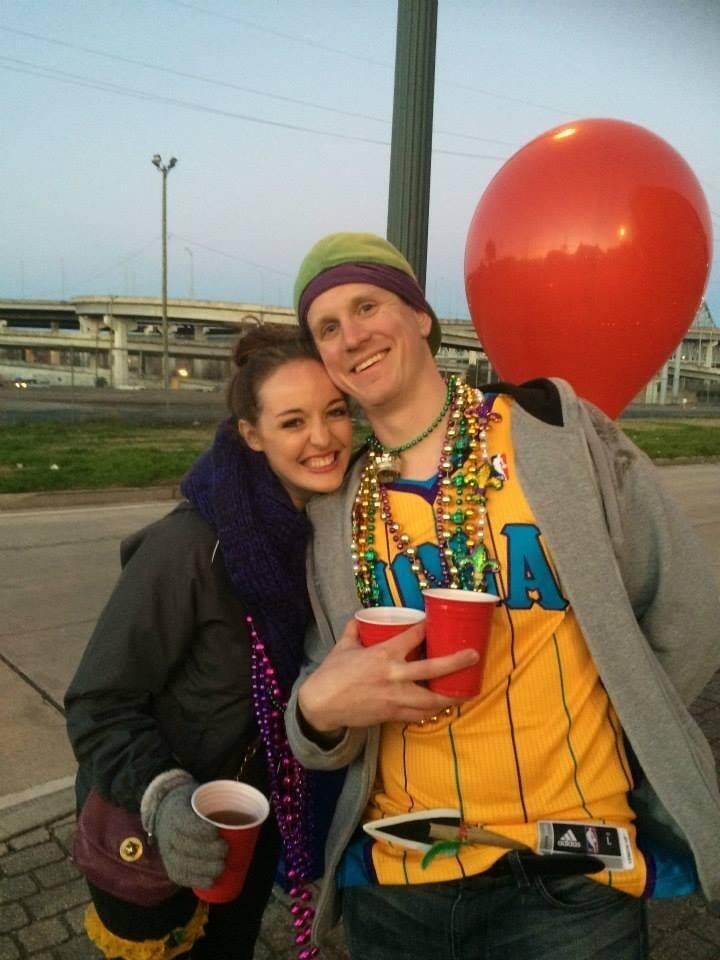 Mardi Gras in New Orleans, Louisiana (featuring Gabrielle's nemesis, Joe's stupid red balloon).