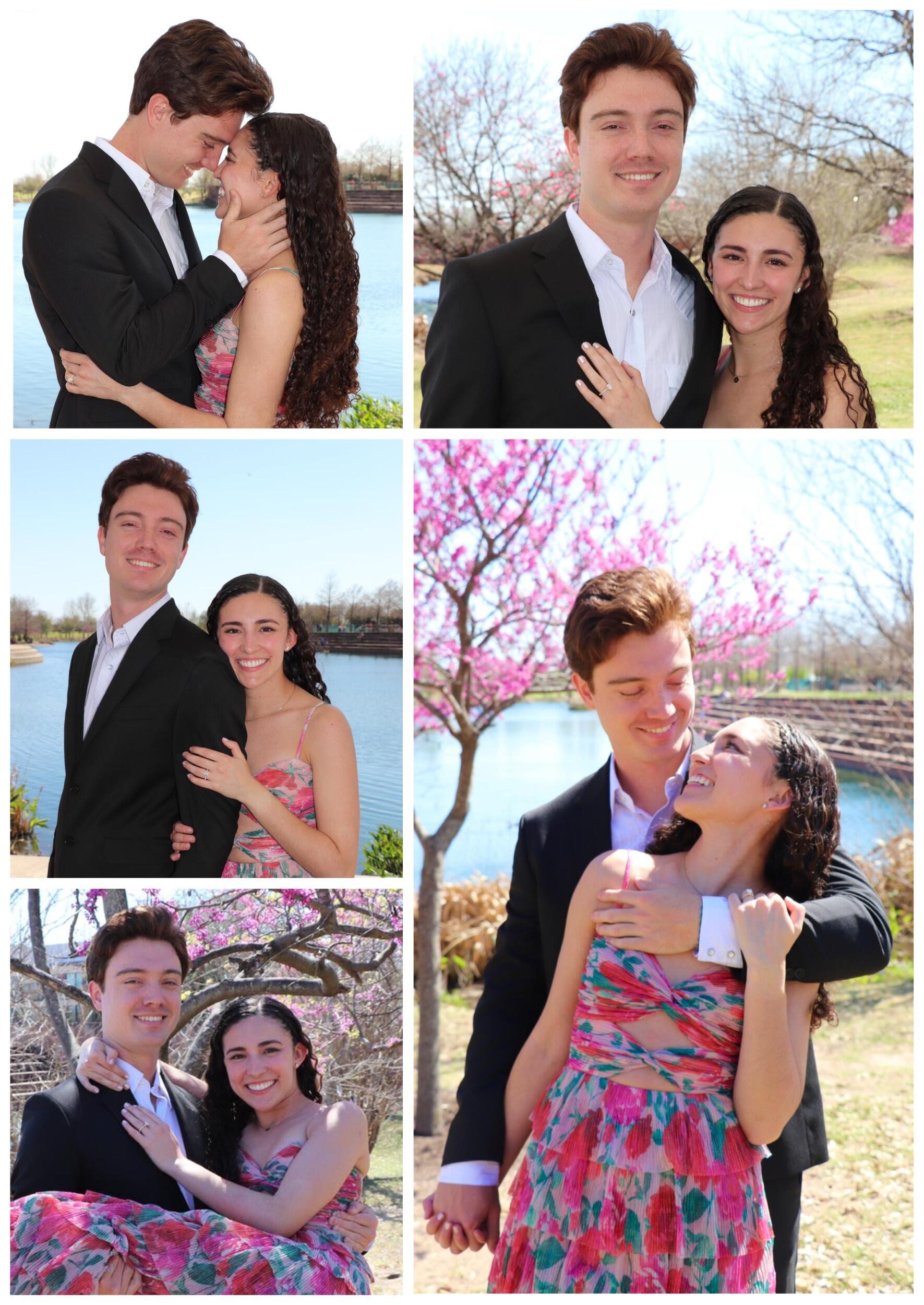 We took our engagement pictures in Mueller Lake Park