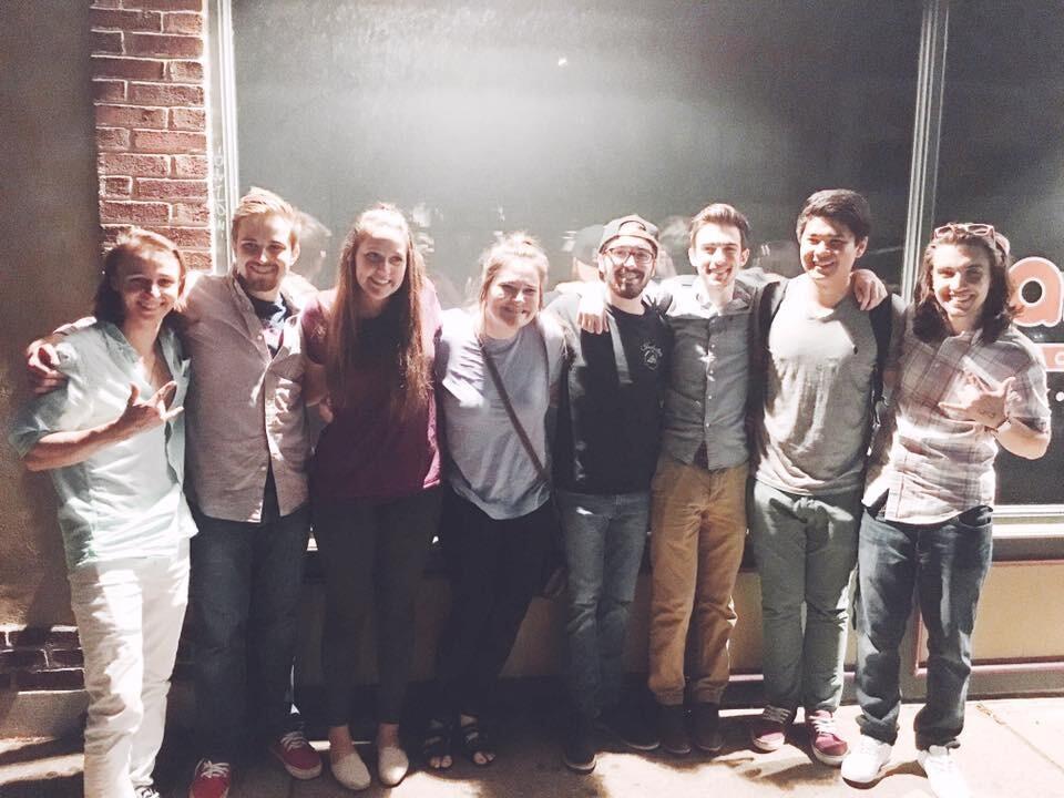 The first gig Sammi ever went to of Matt's band, Free Parking. 