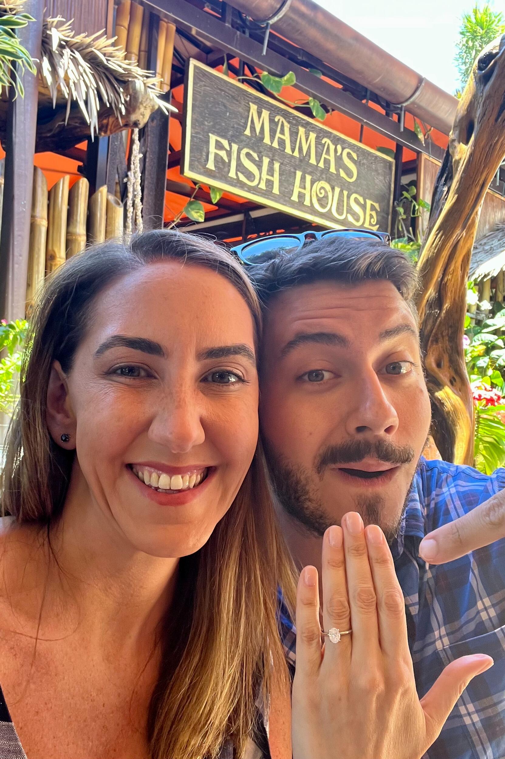 We got engaged in Maui, HI. One of our favorite trips to date!