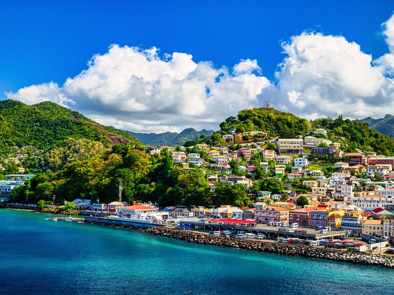 St. George's capital of the Caribbean island of Grenada 