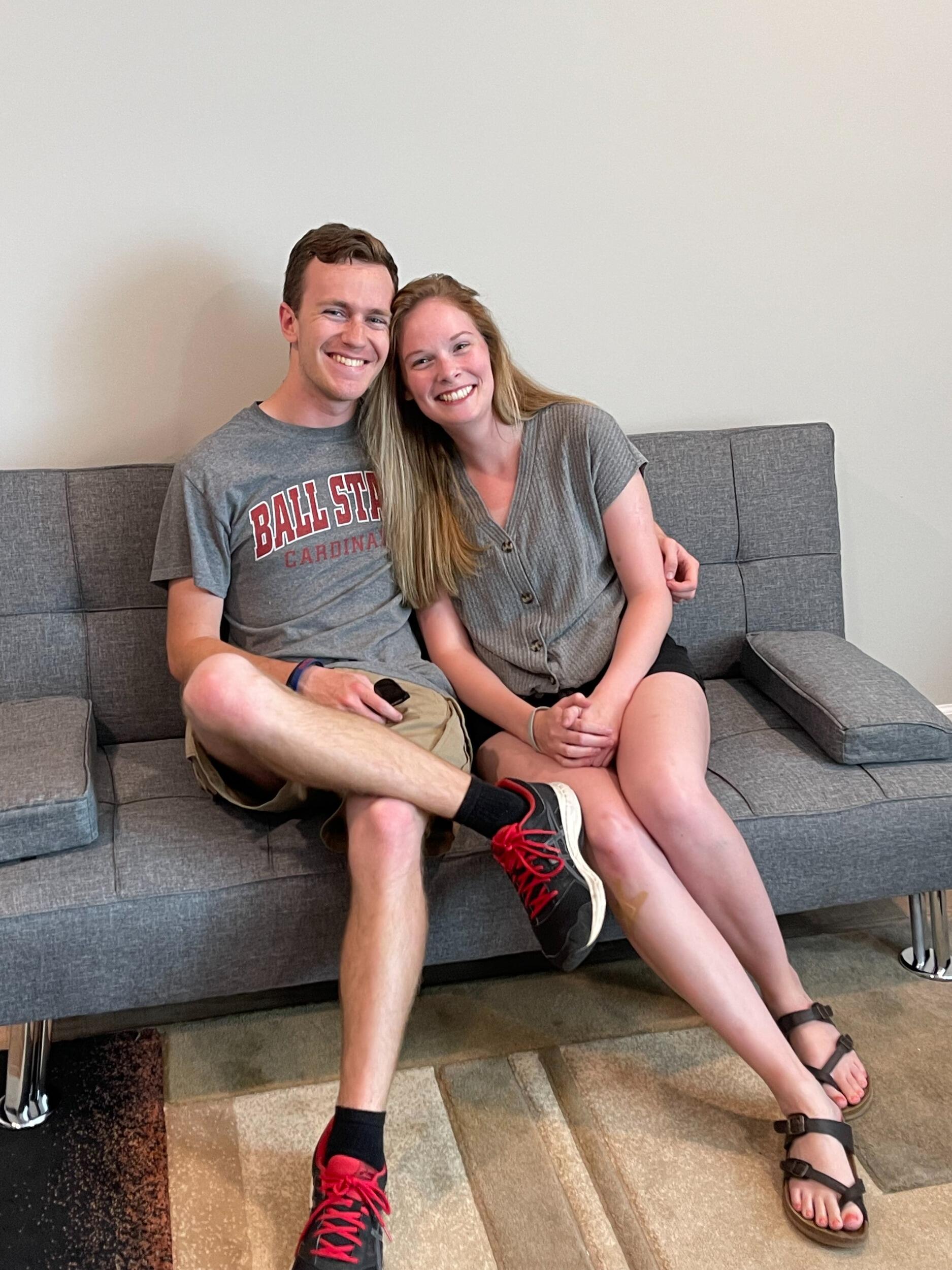 The day we started living together in Kokomo.
