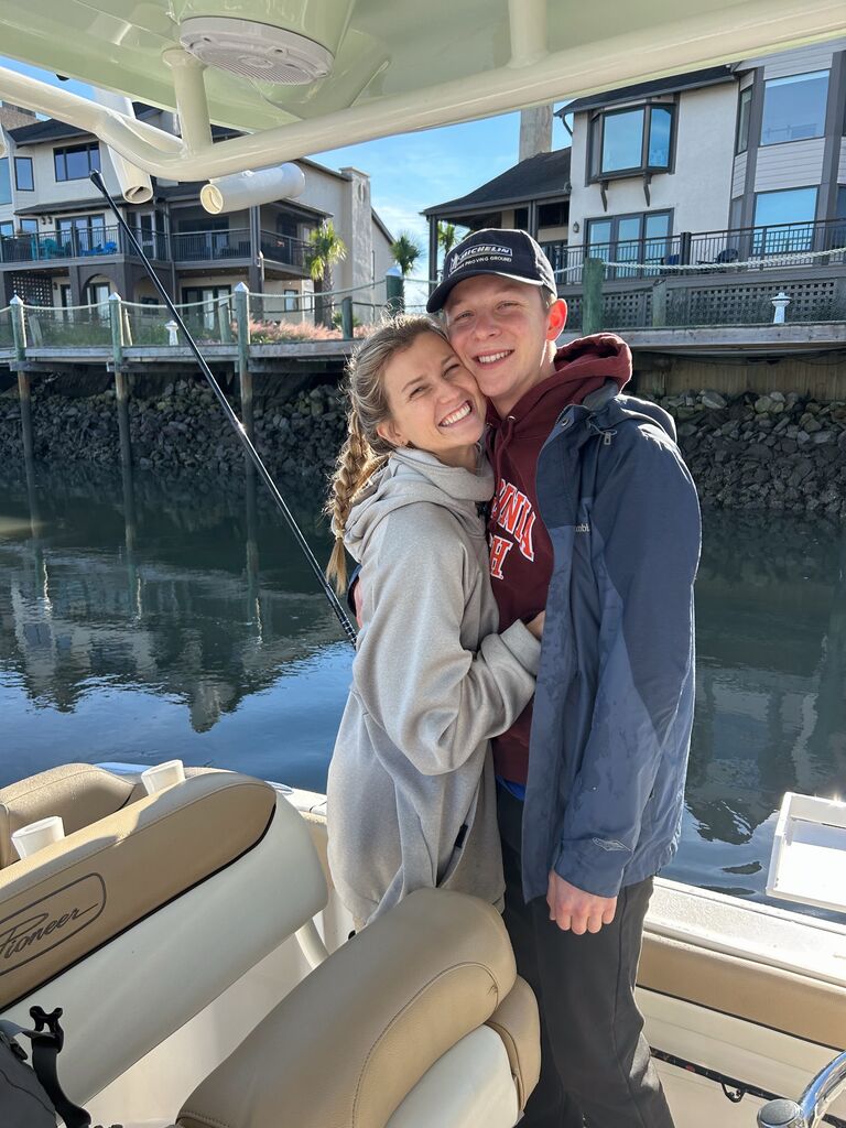 Our first Thanksgiving together. Jordan's Dad told Jeremy that he loves him...