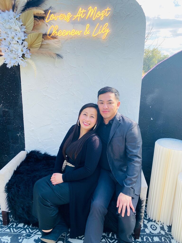 At Cheenew & Nyab's wedding. (The babies of the family.)