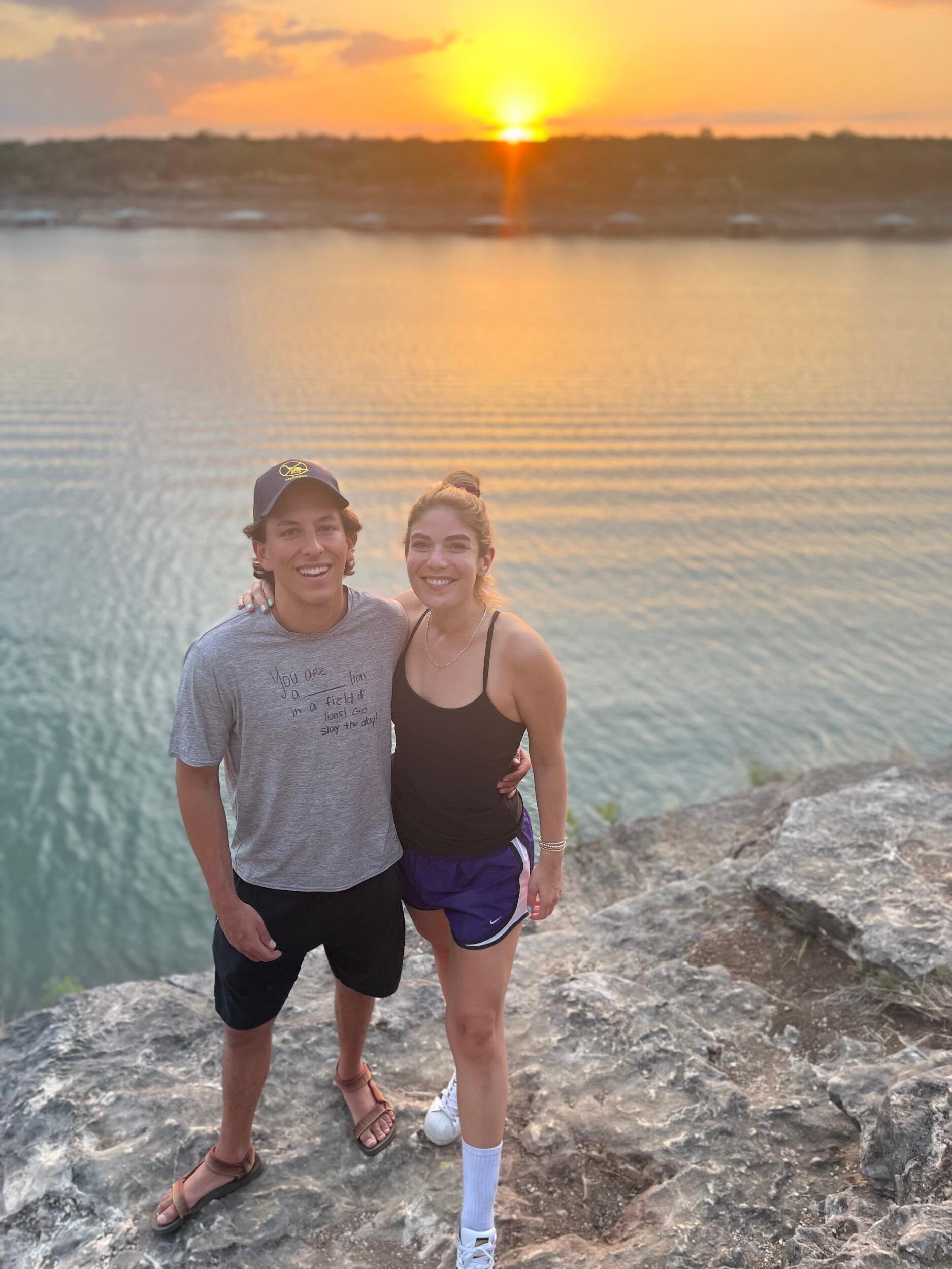 Forever chasing sunsets! Austin had some pretty ones!