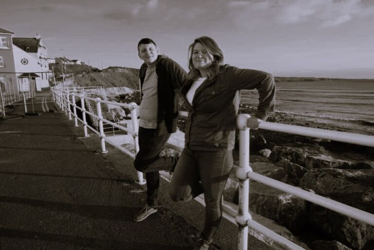We traveled to Ireland with Keegan's family. 