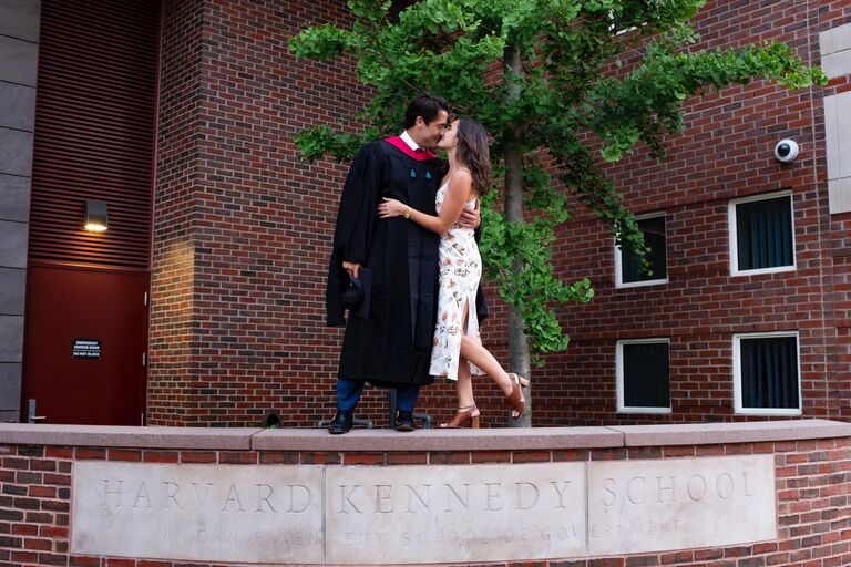 Celebrating Bruno's graduation with a Masters in Public Administration from the Harvard Kennedy School