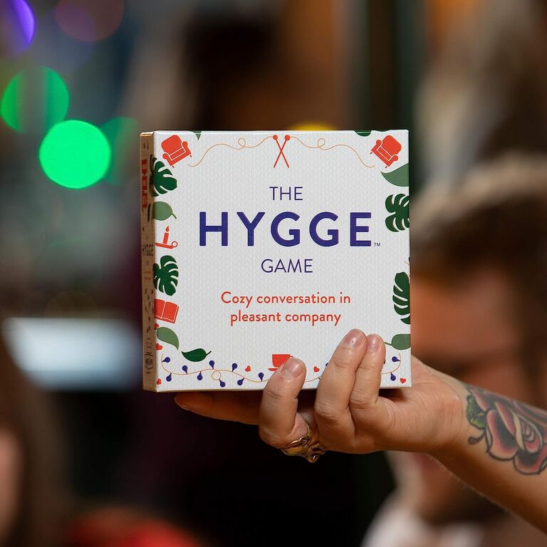"The Hygge Game" conversation starter rehearsal dinner
