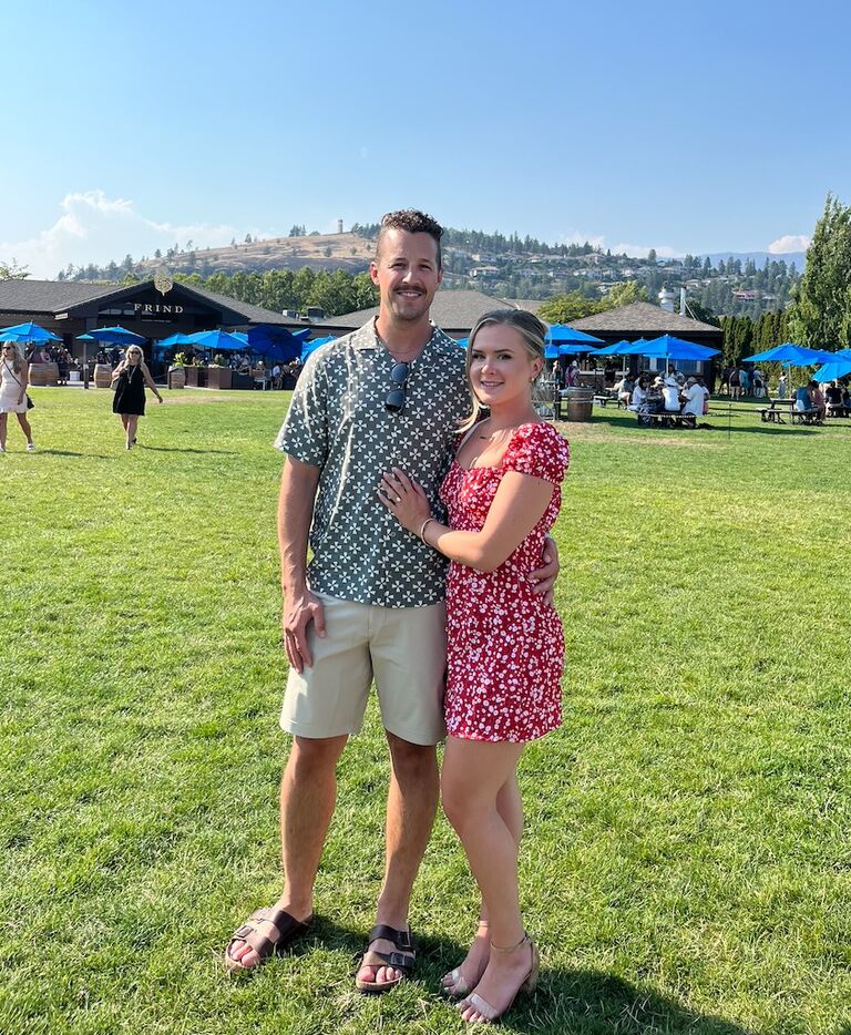 Got engaged in Kelowna