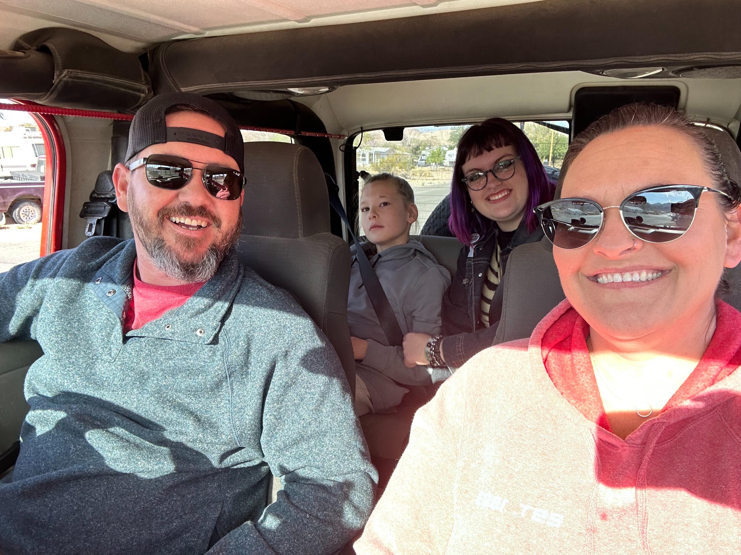 First Beatty Days! The other 2 kids were on 4 wheelers with Uncle Rick. Sean won the "pickle licker hooten holler" contest! 