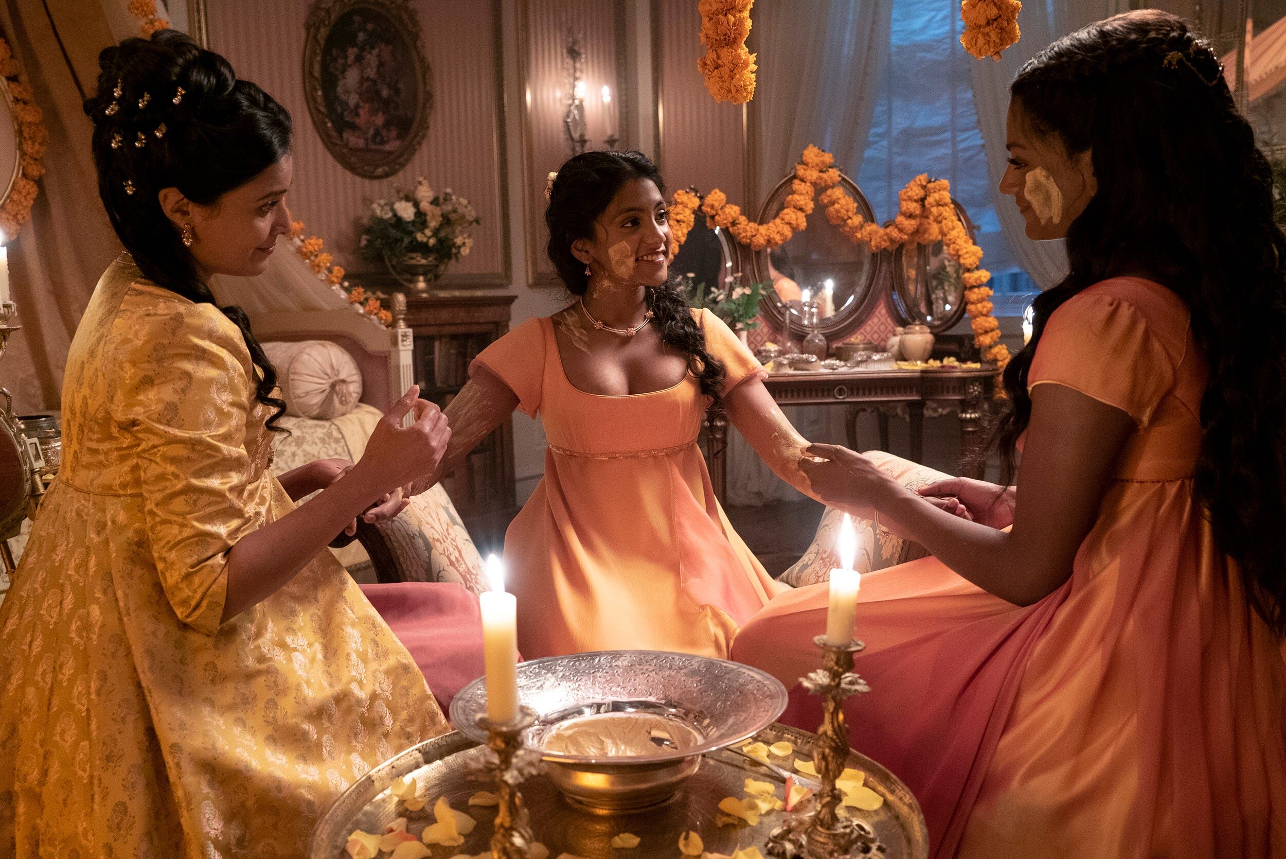 Bridgerton season 2 Haldi pre wedding ceremony