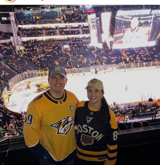 Bruins vs Predators game... we won't talk about who won :)
