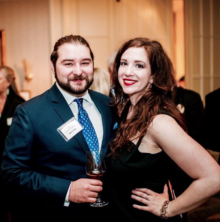 Our first fancy outing together as a couple. Taste & Tribute Benefit Gala supporting the Tibetan Aid Project. 