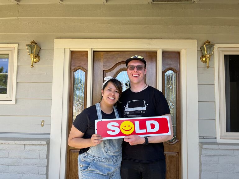 Jasmine and Bailey bought their house in Concord!