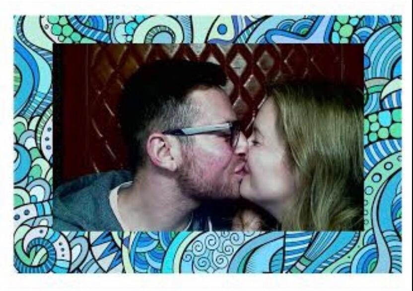 This is Kelly and Brendon's first photobooth picture from when they first started dating.